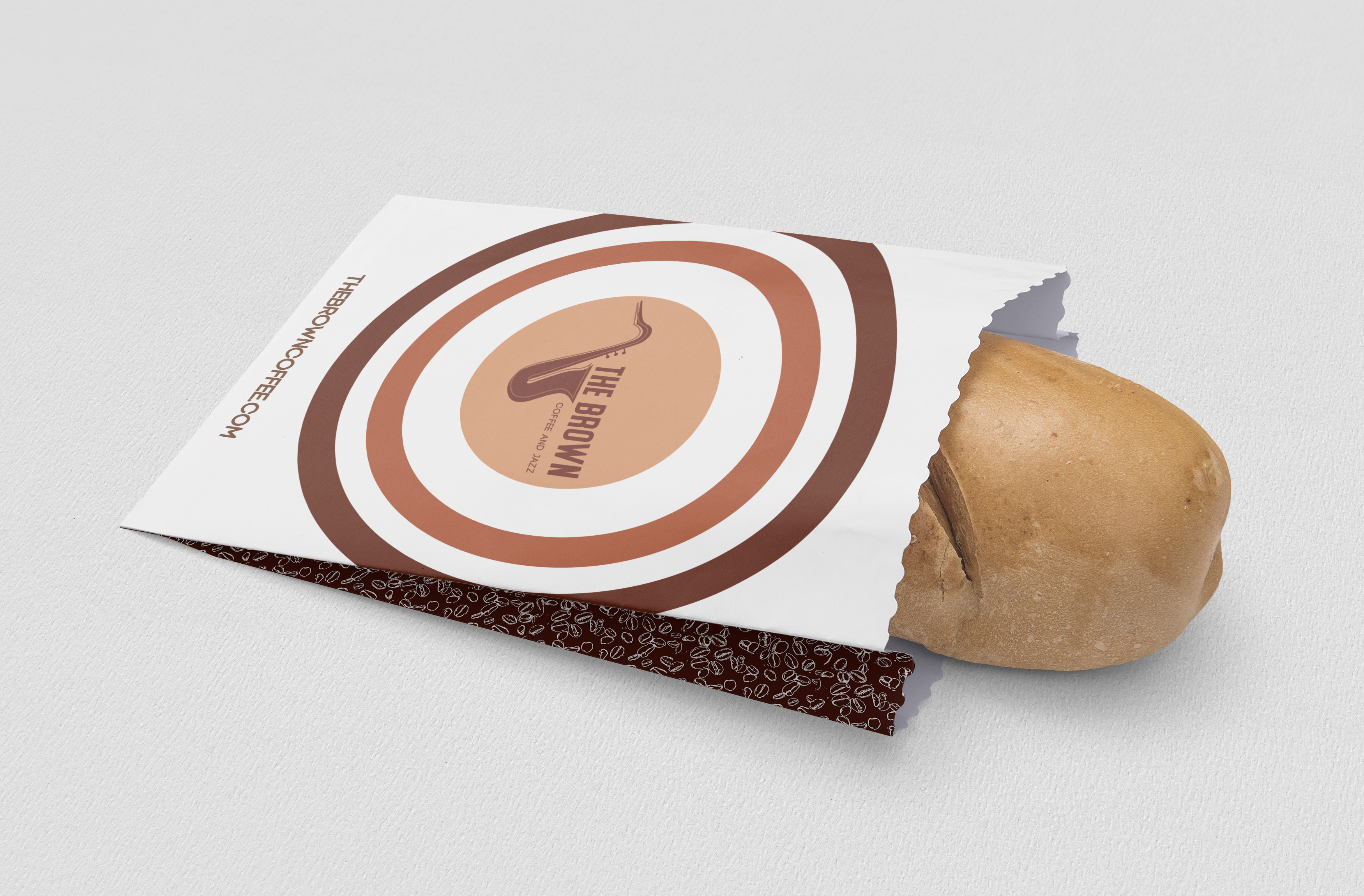 bakery bag packaging for The Brown
